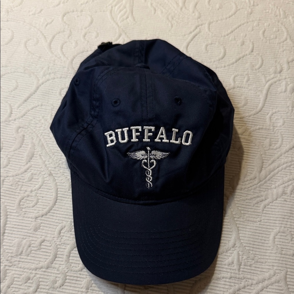 Nike Navy Blue Hat Drifit M/L Buffalo